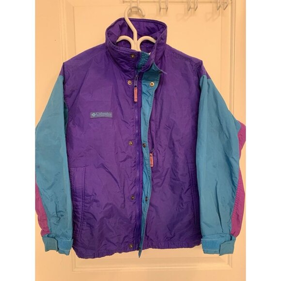 Vintage Columbia Sportswear Ski Jacket 90’s Colour Blocking Retro - Picture 2 of 10